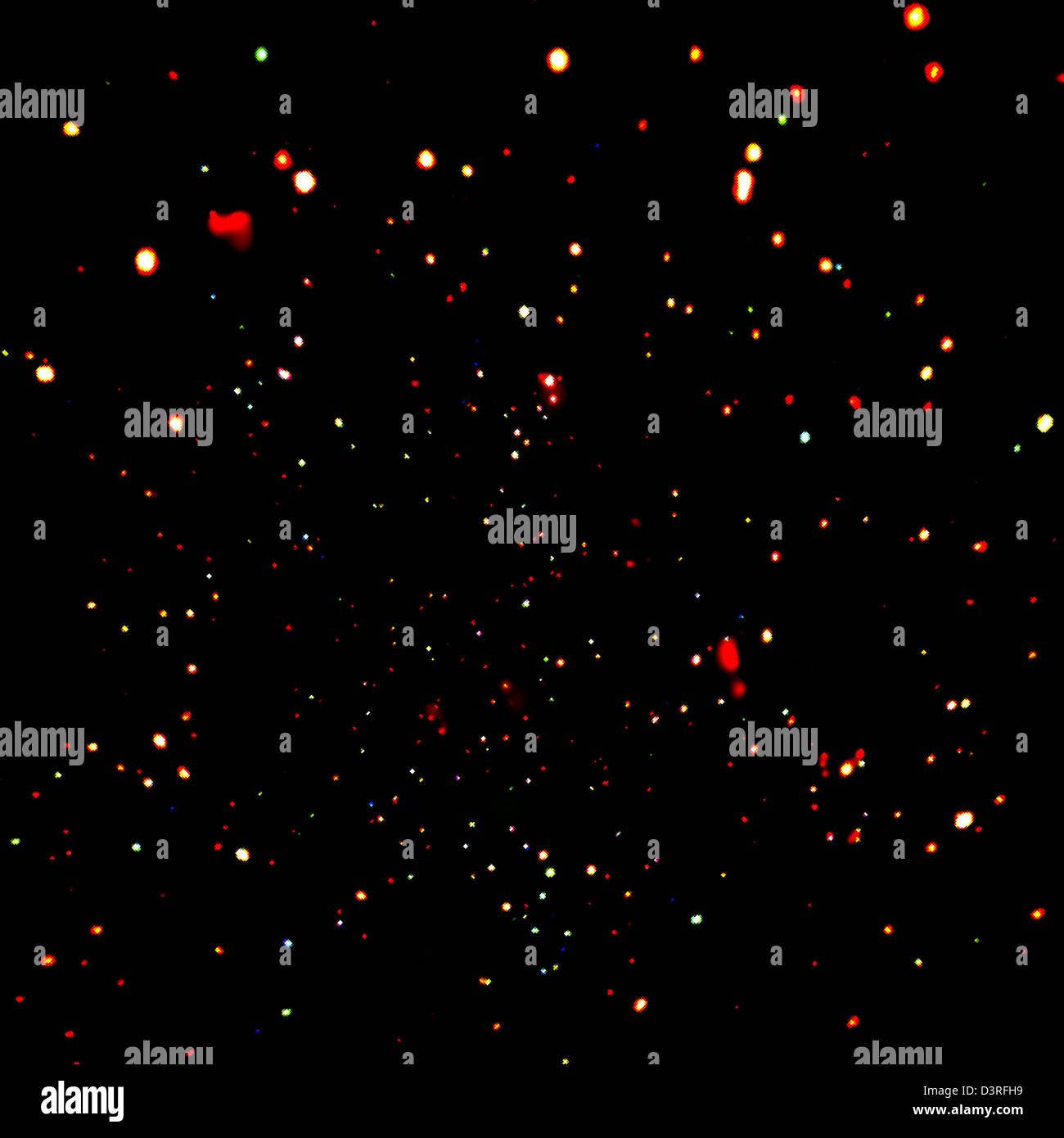WAREN Chandra Deep Field-Nord: Das geheimen Leben der Galaxien In tiefen Umfrage enthüllt Stockfoto WAREN Chandra Deep Field-Nord: Das geheimen Leben der Galaxien In tiefen Umfrage enthüllt Stockfoto