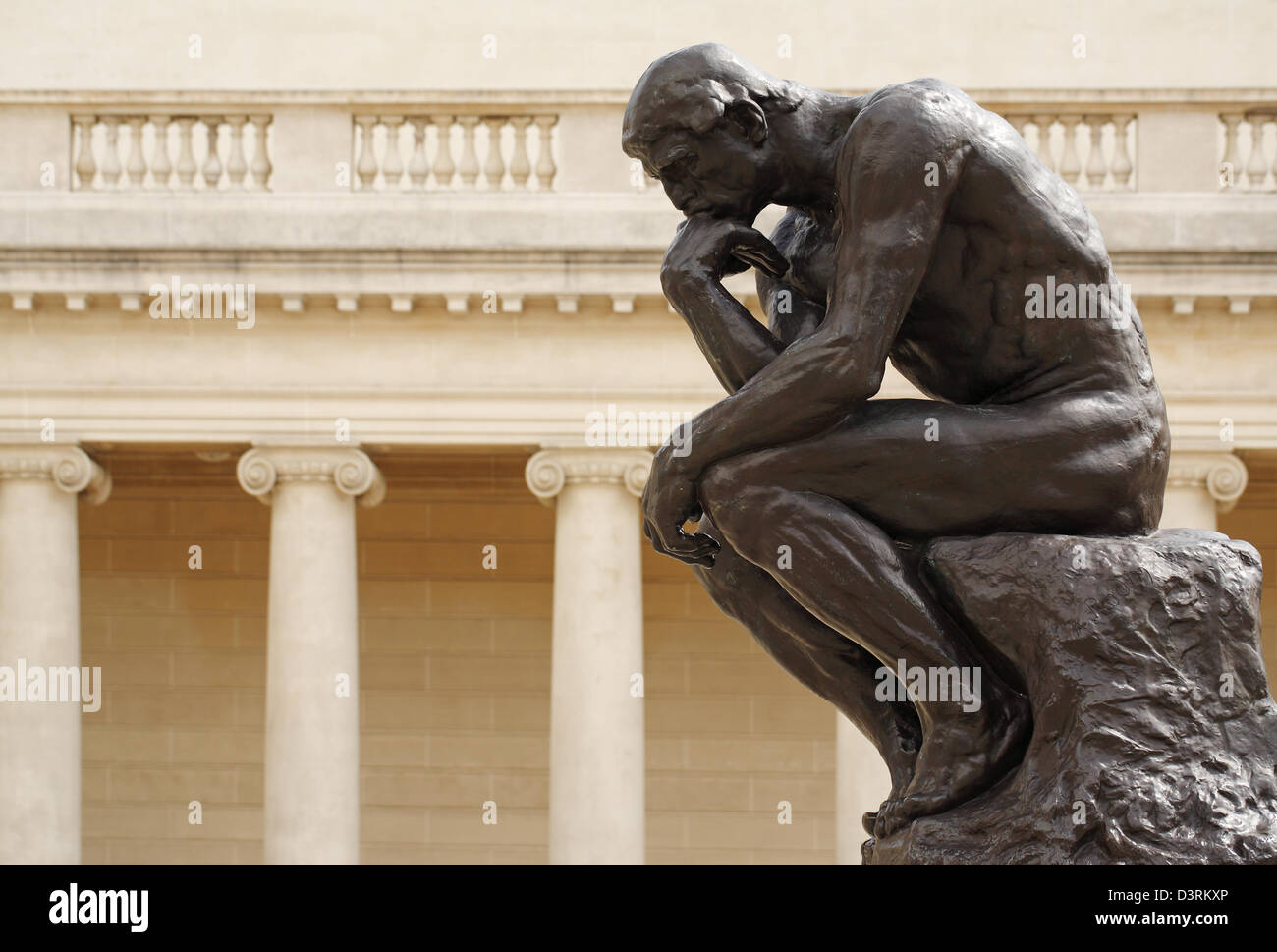 Der Denker von Auguste Rodin, der Ehrenlegion, Fine Arts Museums of San Francisco, Kalifornien, USA Stockfoto