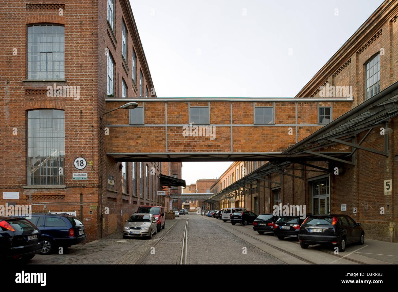 Leipzig, Deutschland, dem Gelände der Baumwollspinnerei in Leipzig Lindenau Stockfoto