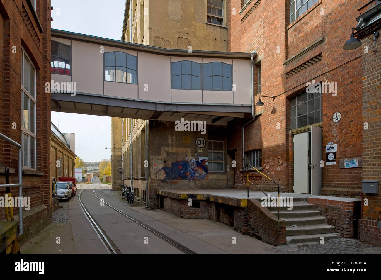 Leipzig, Deutschland, dem Gelände der Baumwollspinnerei in Leipzig Lindenau Stockfoto