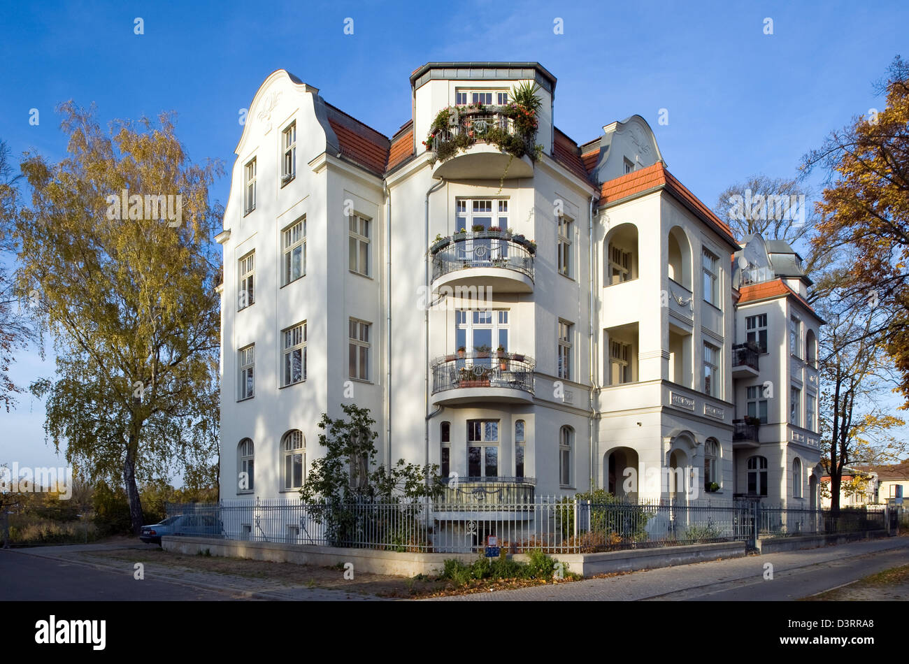 Potsdam, Deutschland, restaurierte Villa in der Berliner Vorstadt von Potsdam Stockfoto