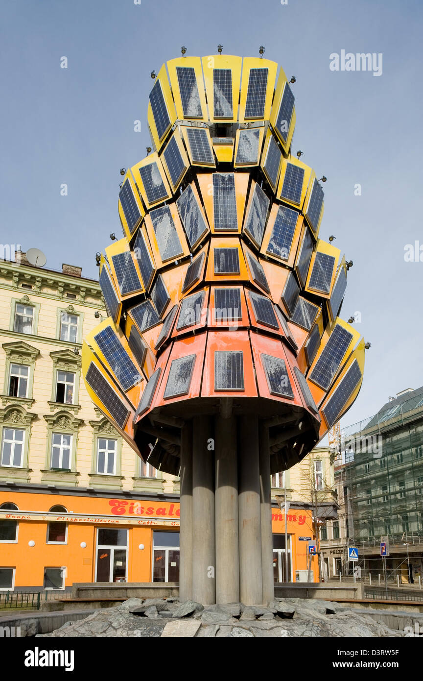 Wien, Österreich, der Baum des Lebens von Hans Muhr bin Kardinal Rauscher Platz Stockfoto