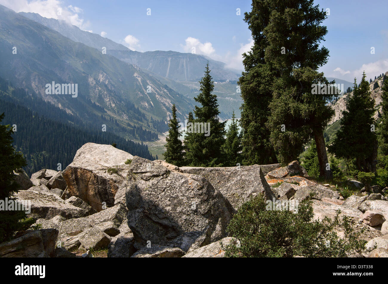 Berglandschaft des Tien-Shan Stockfoto