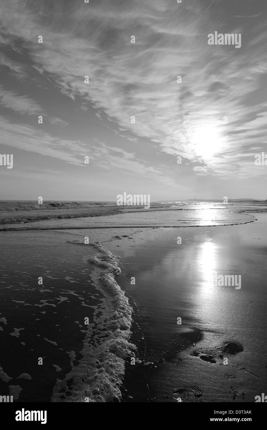 Druridge Bay, Northumberland Küste Stockfoto