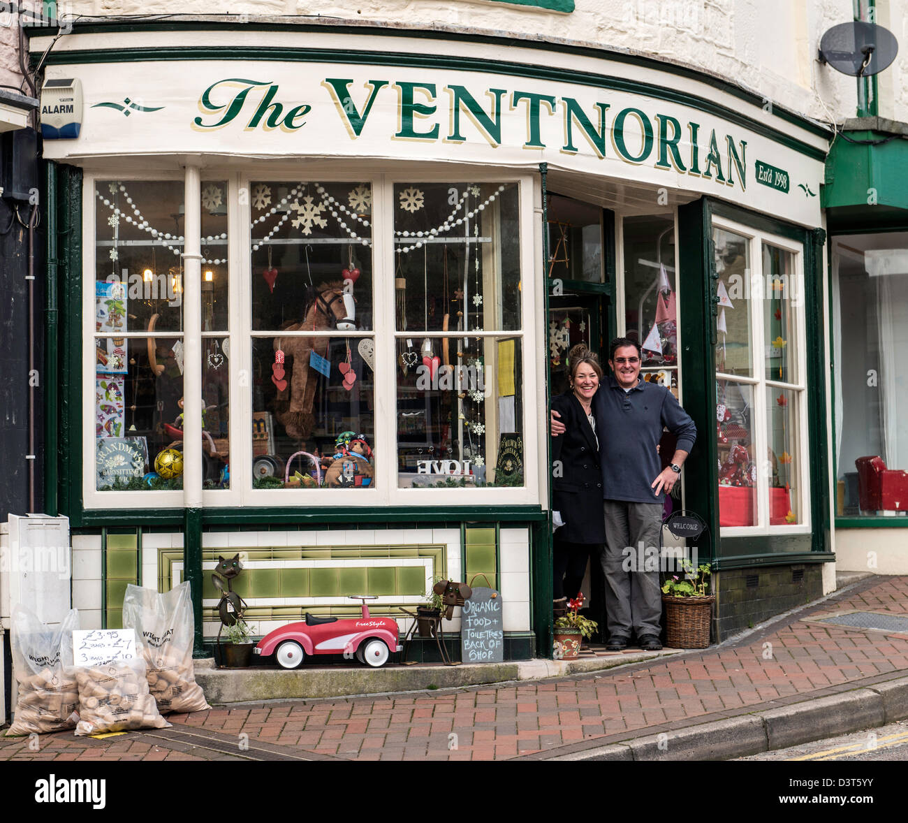 Ventnor Straße Shop Isle of White England Great Britain UK Stockfoto