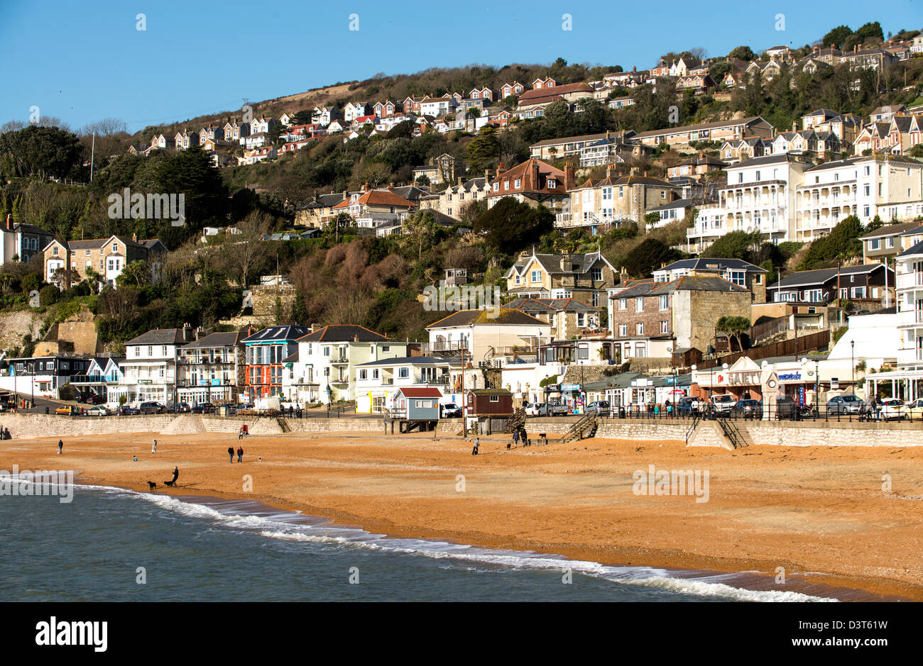 Ventnor Strandseite Isle of White England Great Britain UK Stockfoto