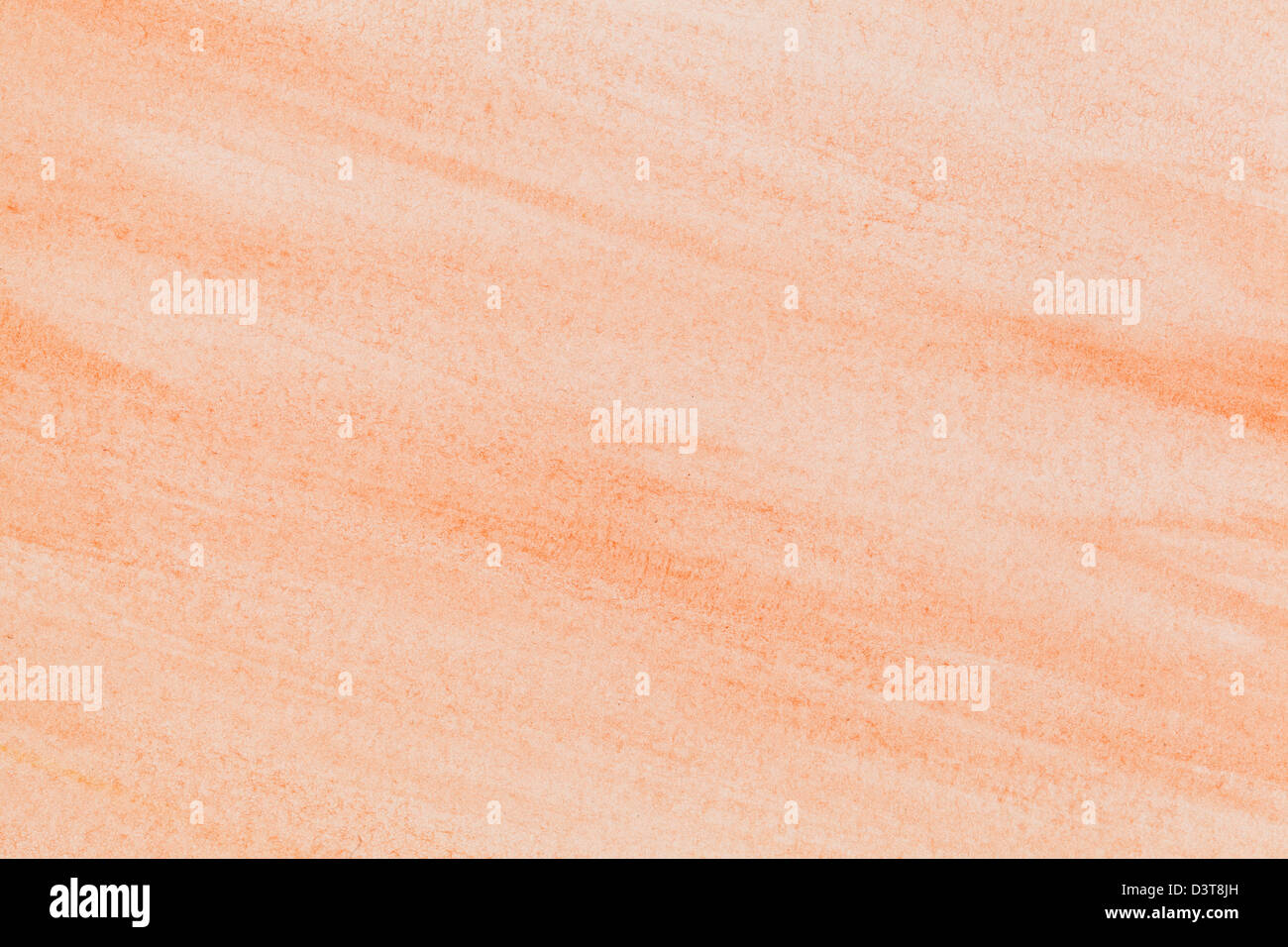 Abstrakt rot Pastell Textur mit diagonalen Flecken auf Aquarellpapier Stockfoto