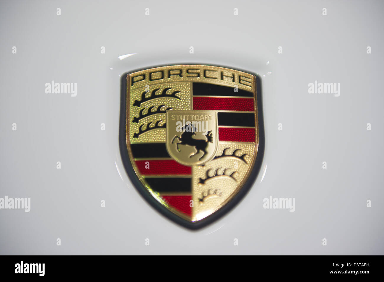 Hamburg, Deutschland, die Auto-Marke Porsche-logo Stockfoto