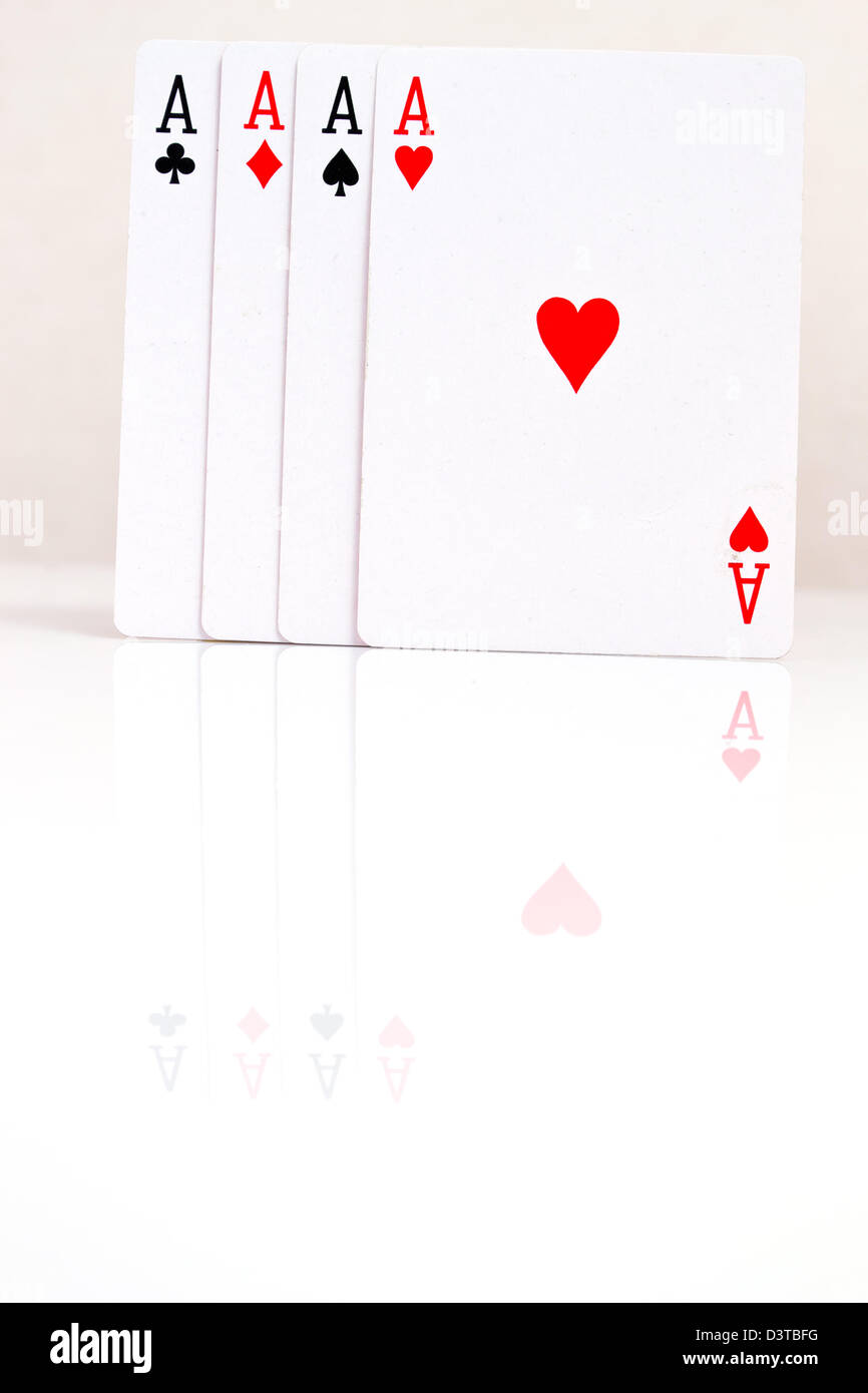 Spielkarten Stockfoto