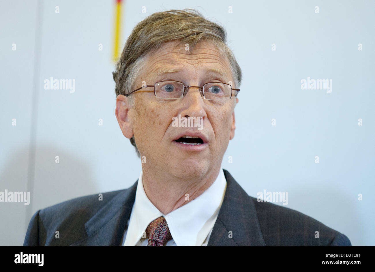 Berlin, Deutschland, Bill Gates, Gründer von Microsoft Corporation Stockfoto