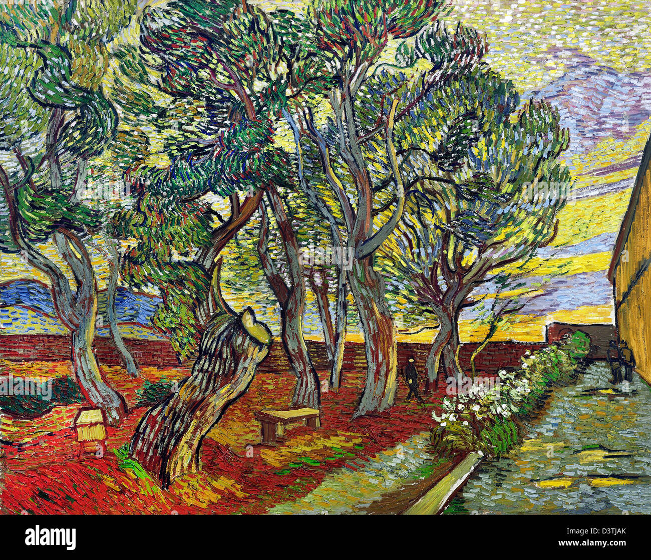 Vincent Van Gogh, der Garten von Saint Paul Krankenhaus 1889 Öl auf