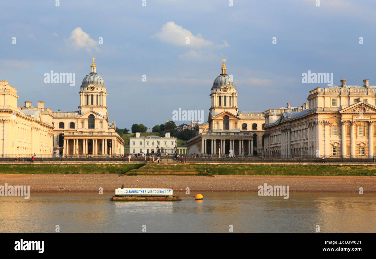 National Maritime Museum und das Queen Anne House Greenwich London UK-GB Stockfoto