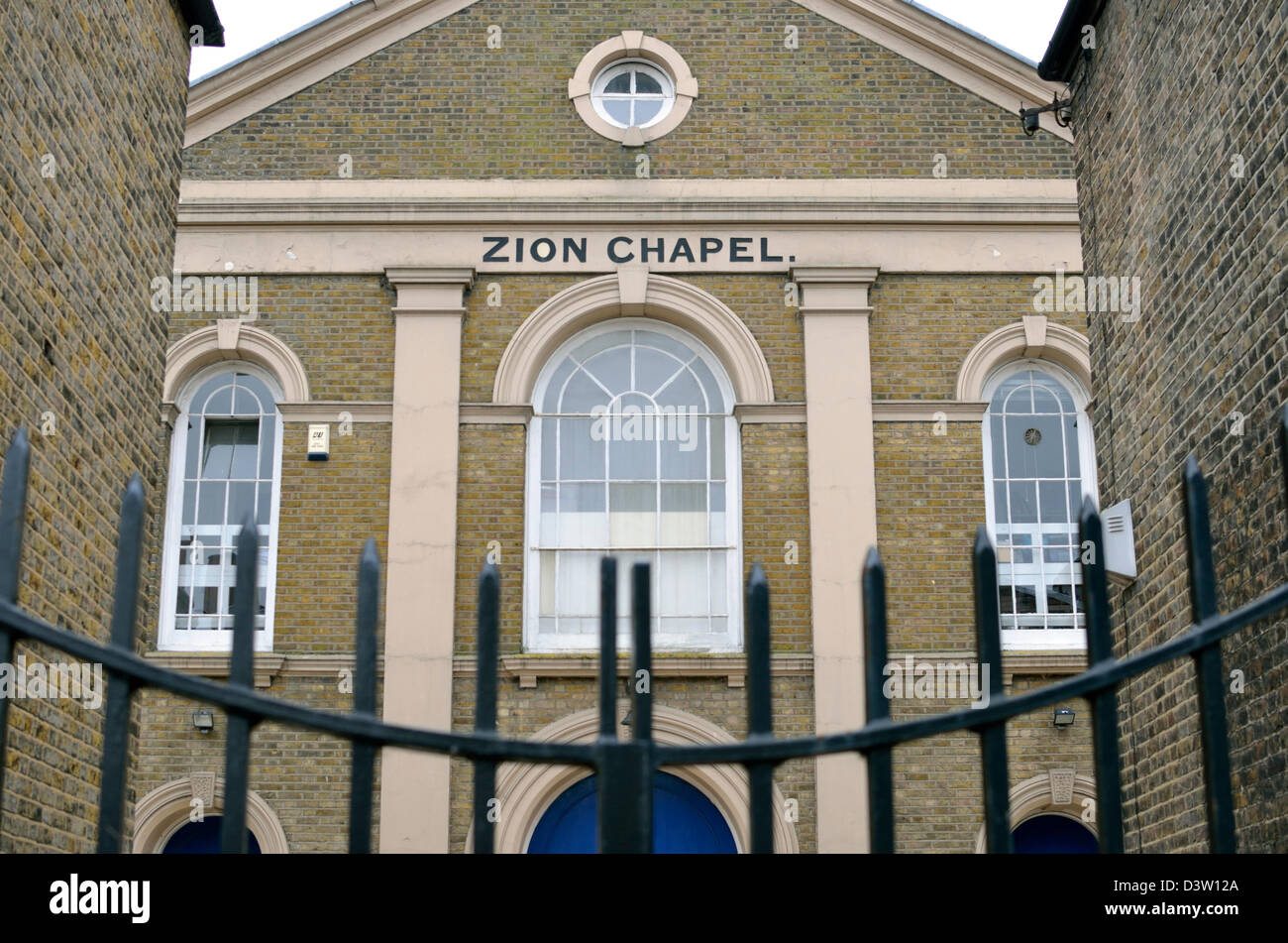 Neue Cross Road Baptist Church (Zion Kapelle), London, Großbritannien Stockfoto