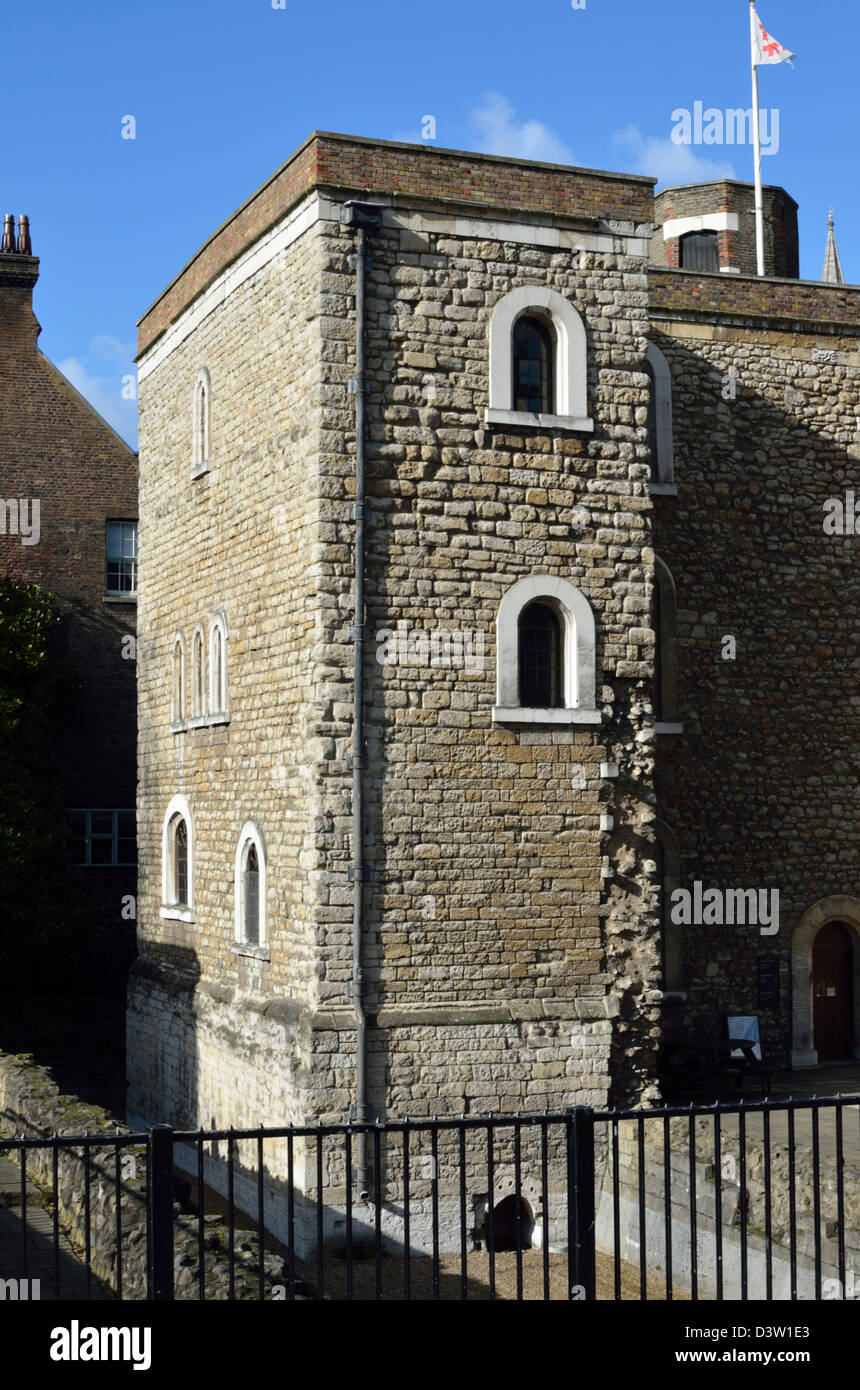 Der Jewel Tower, Teil der mittelalterlichen Palace of Westminster, London, UK Stockfoto