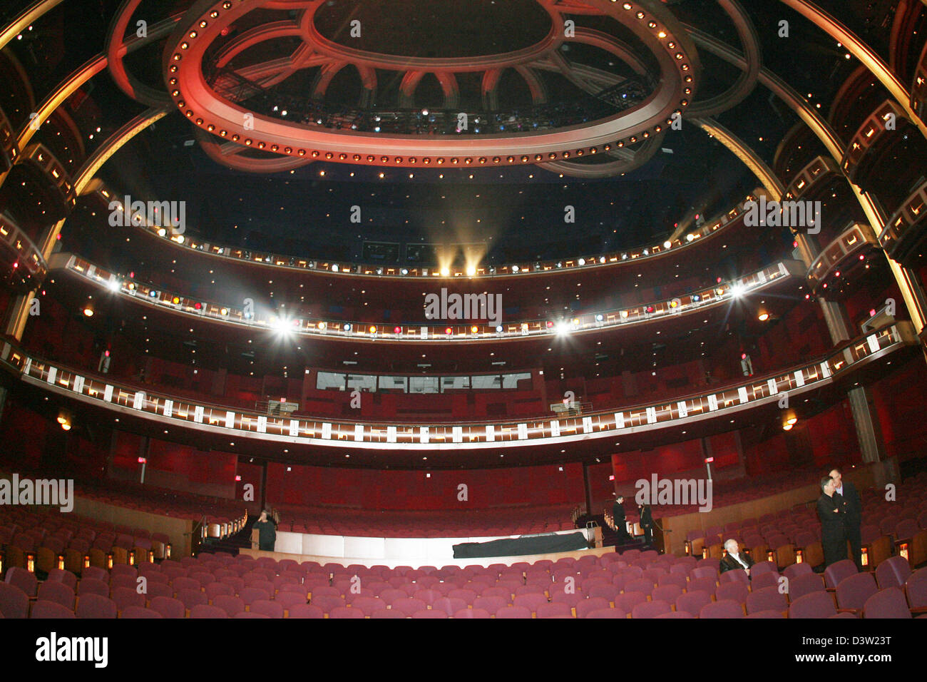Das Foto zeigt das Innere des Kodak Theatre auf dem berühmten Hollywood ...