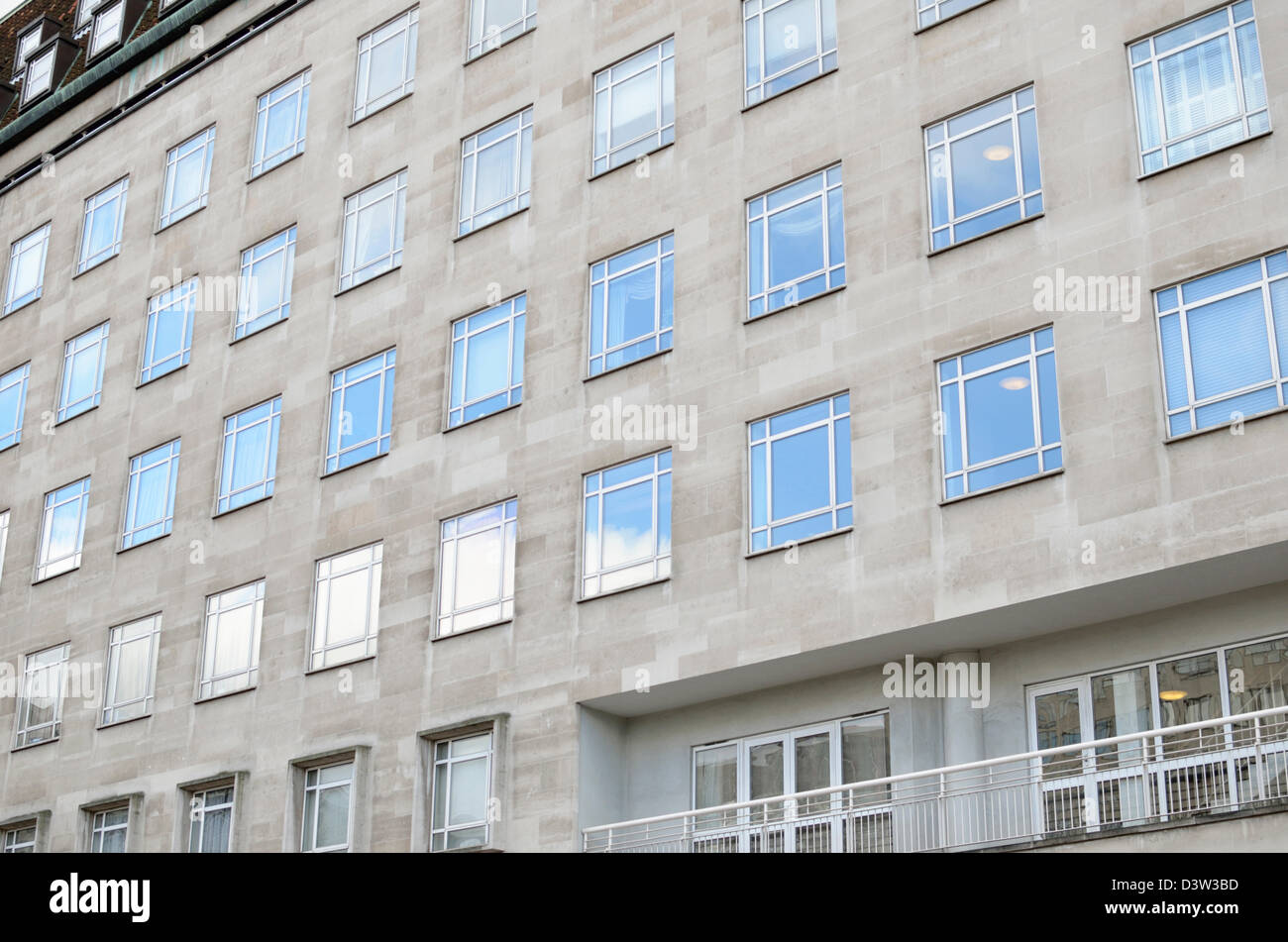 County Hall Apartments, South Bank, London, UK Stockfoto
