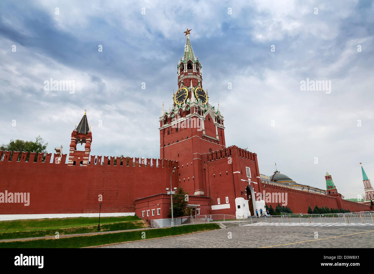 Der Erlöser (Spasskaja) Turm des Moskauer Kreml, Russland Stockfoto