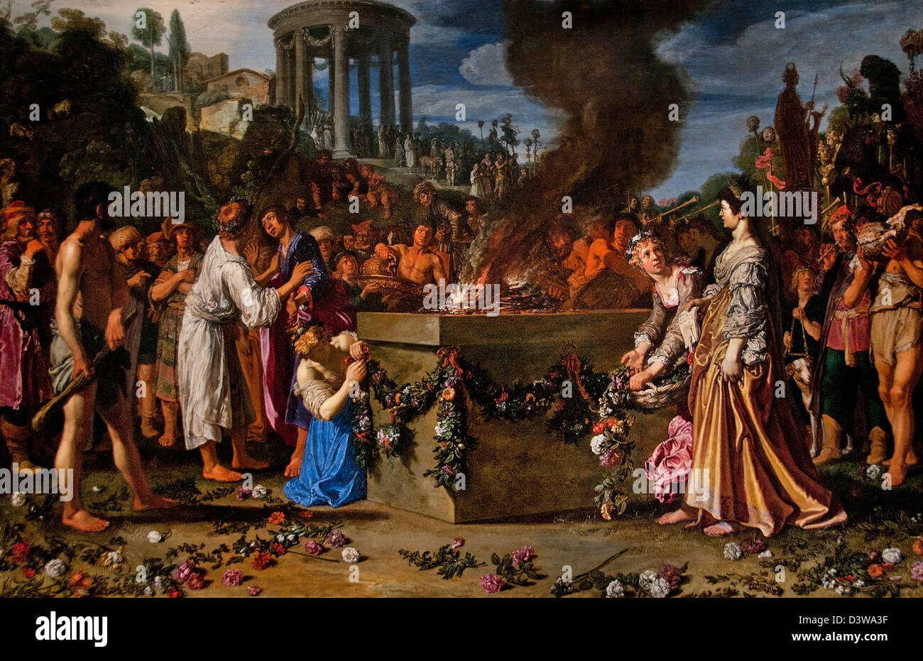 Der Streit zwischen Orestes und Pylades 1614 Pieter Lastman Niederlande Niederlande Stockfoto