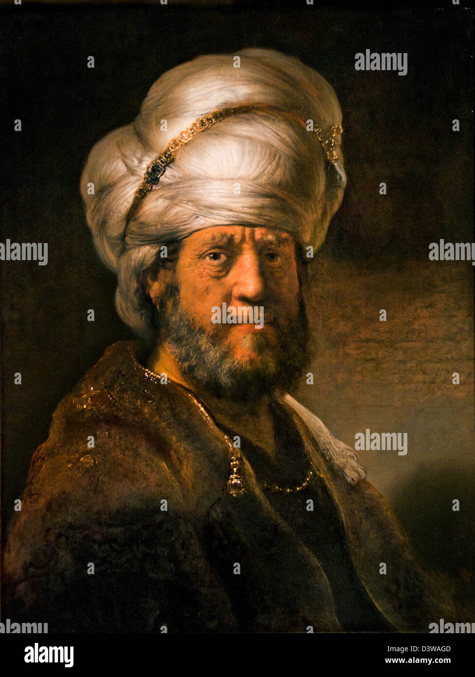 Eine orientalische Rembrandt Harmens 1635 zoon van Rijn Niederlande niederländische 1606 – 1669 Stockfoto