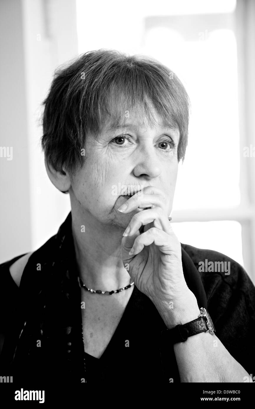 Wendy Cope, Oldie literarisches Mittagessen 19.02.13 Stockfoto