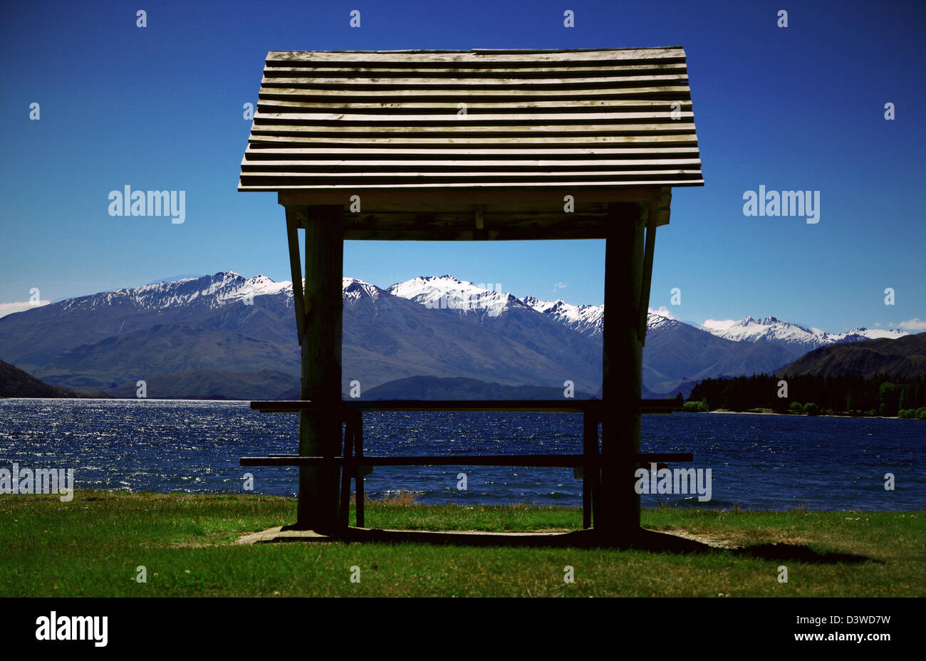 Lake Wanaka, Neuseeland. Stockfoto