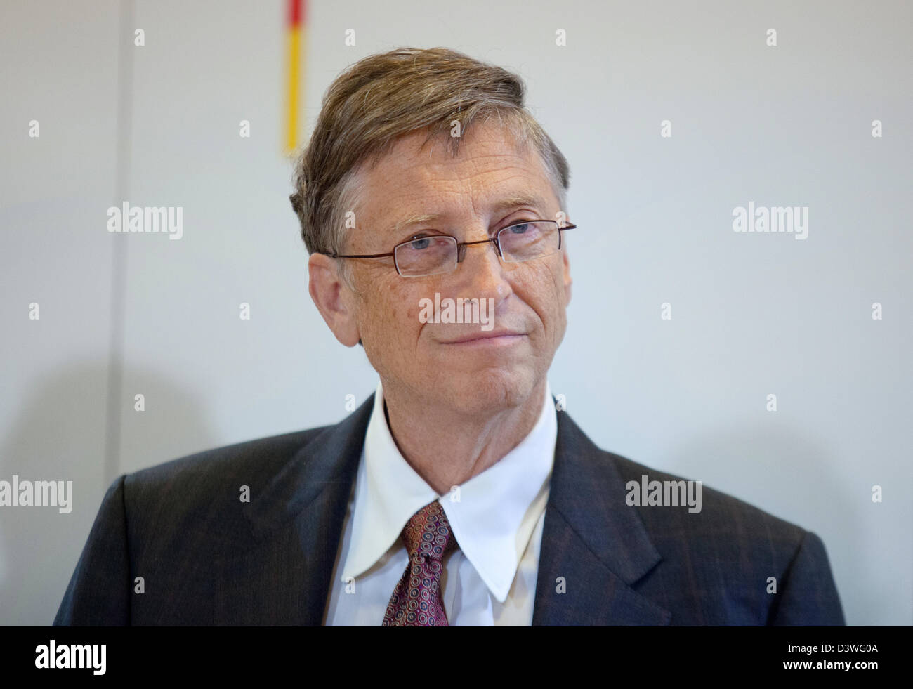 Berlin, Deutschland, Bill Gates, Gründer von Microsoft Corporation Stockfoto