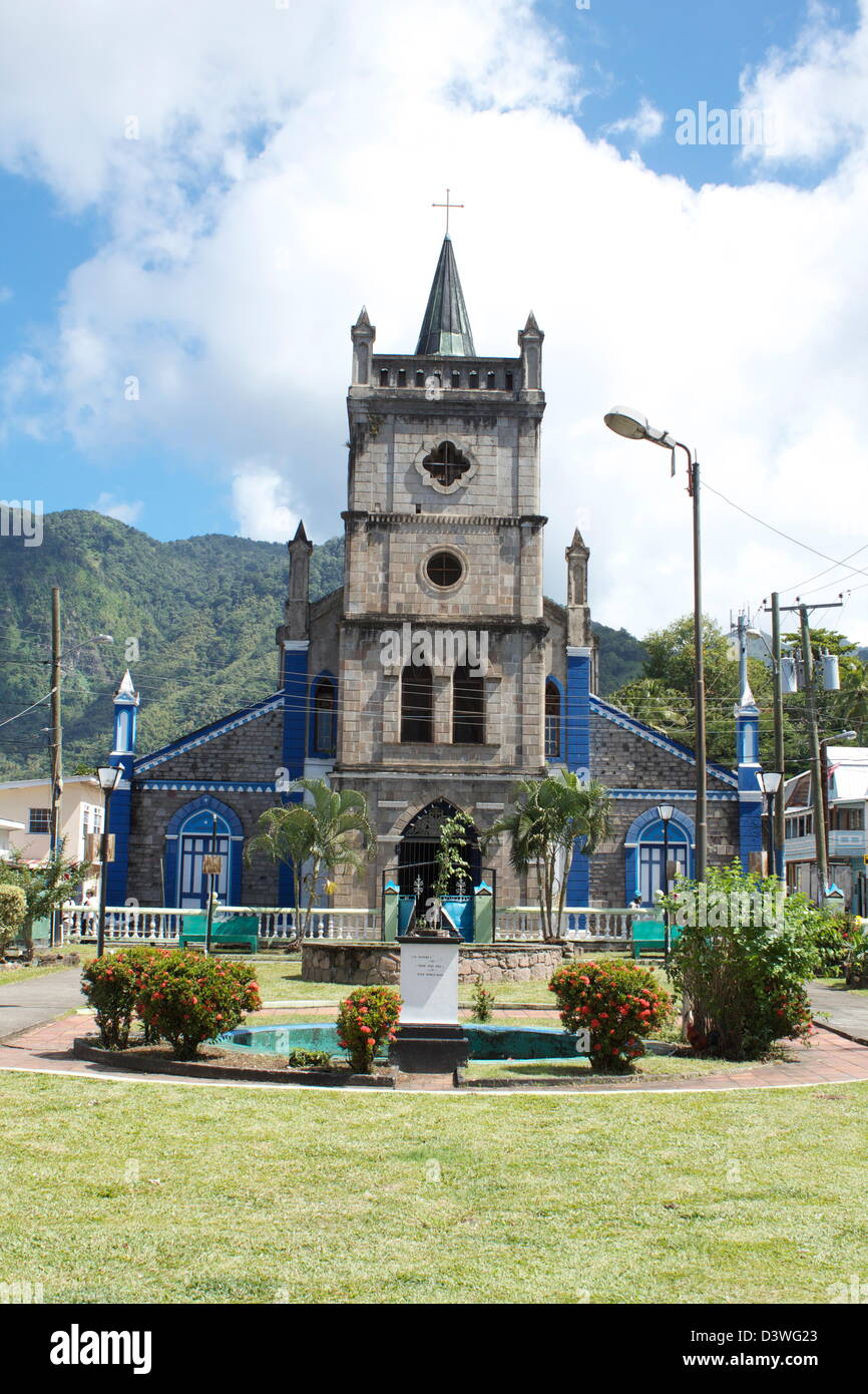 Lady der Himmelfahrtskirche Soufriere Saint Lucia Karibik Stockfoto