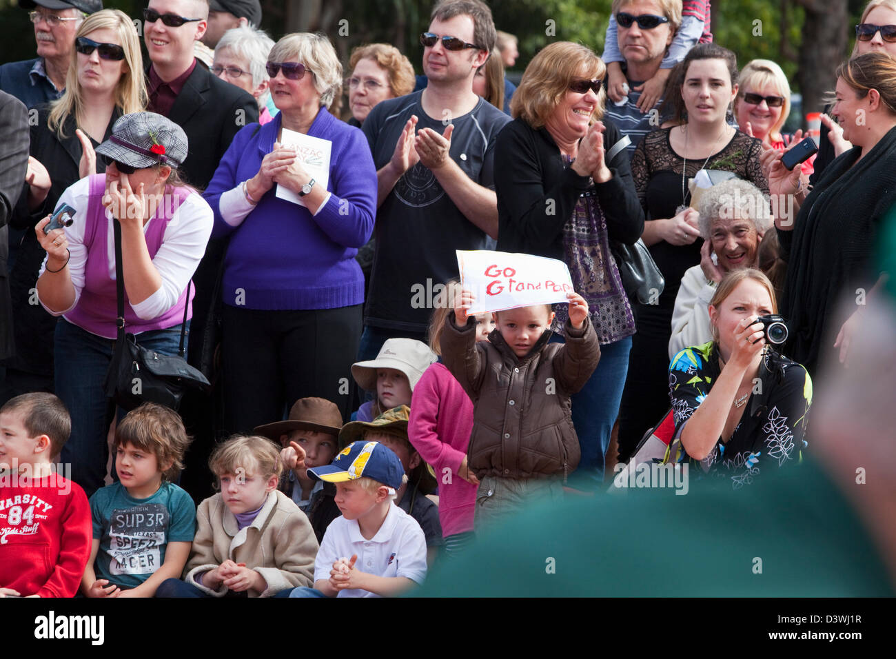 ANZAC Day Parade. Canberra, Australian Capital Territory (ACT), Australien Stockfoto