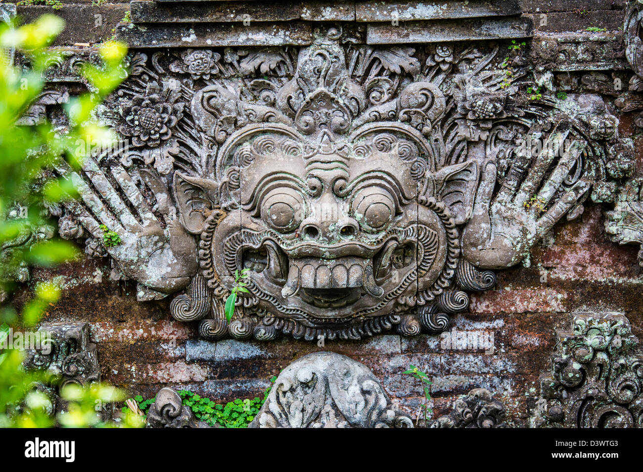 Traditionelle balinesische Hindu Skulptur, Ubud, Bali, Indonesien Stockfoto