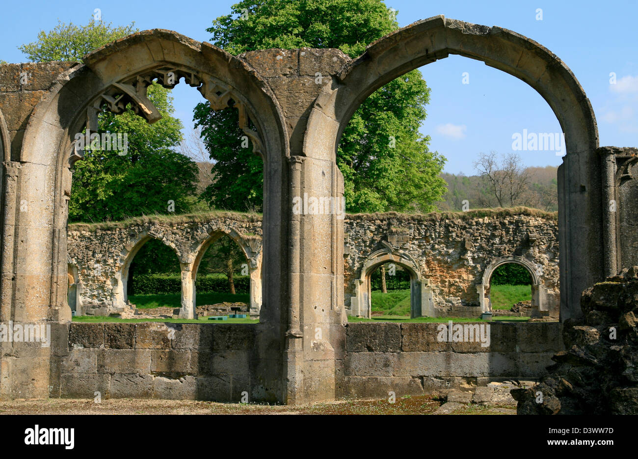 Hailes Abbey (äh NT) Gloucestershire England UK Stockfoto