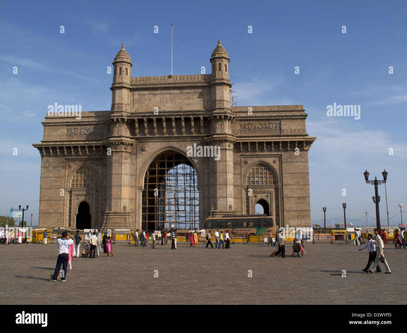 Das Tor zu Indien in Mumbai, Indien Stockfoto