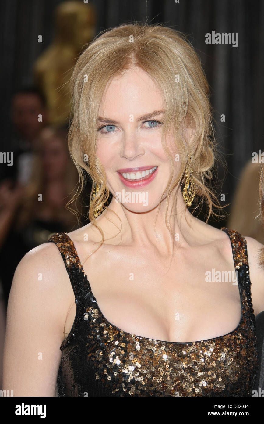 NICOLE KIDMAN 85. ACADEMY AWARDS Ankünfte DOLBY Theater LOS ANGELES Kalifornien USA 24. Februar 2013 Stockfoto