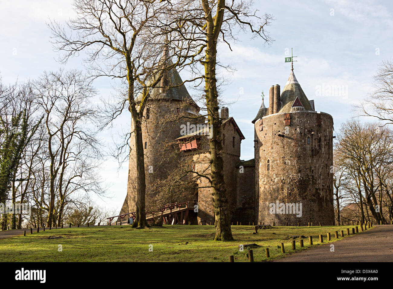 Castell Coch Castle, Tongwynlais, Cardiff, Wales, UK Stockfoto