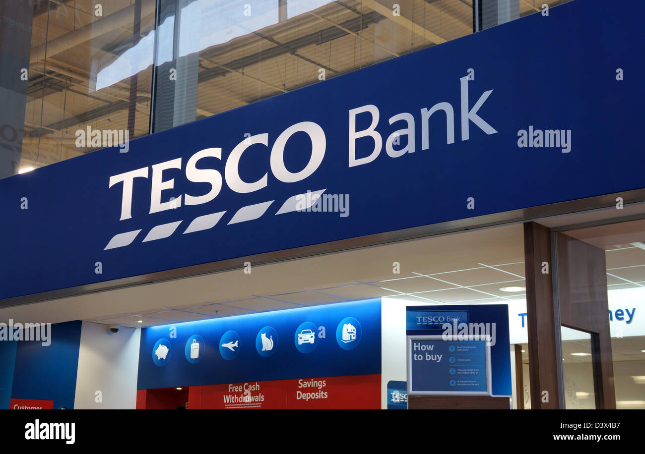Tesco Bankfiliale - Ricoh Arena coventry Stockfoto
