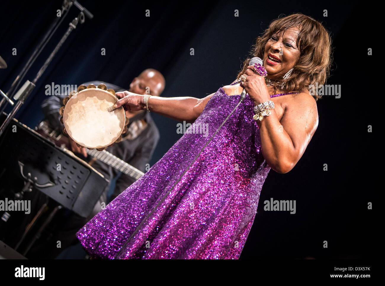 23. Februar 2013 - führt Martha Reeves & The Vandellas auf der Blue Note Records, Mailand, Italien Stockfoto