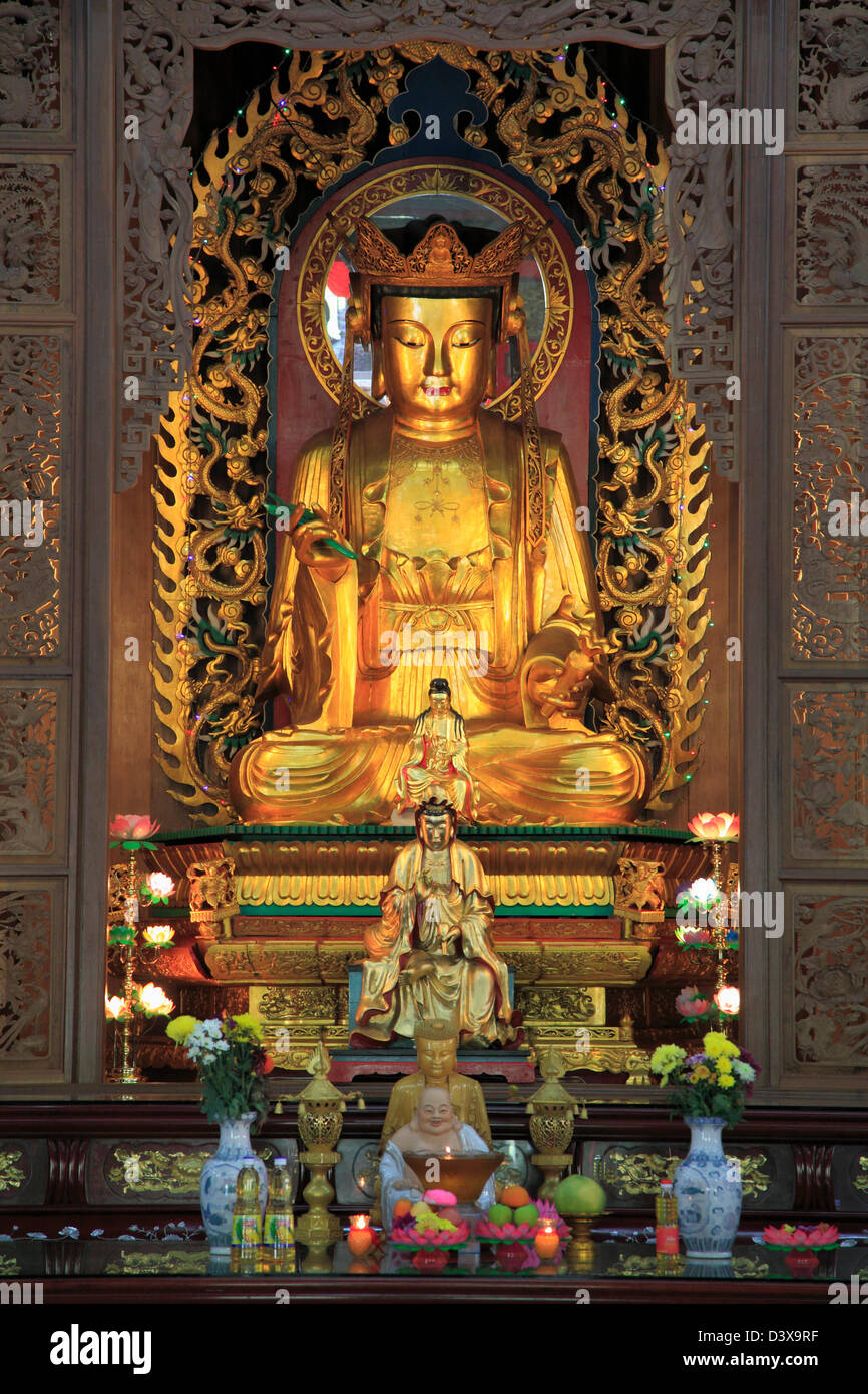 Malaysia, Penang, Kek Lok Si Temple, Buddha-Statue, Stockfoto