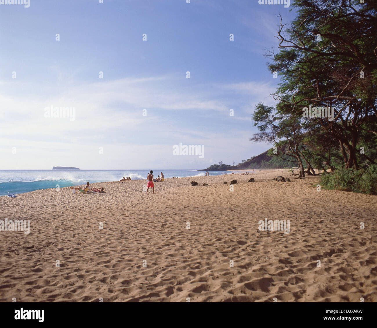 Makena Beach, Wailea-Makena, Maui, Hawaii, Vereinigte Staaten von Amerika Stockfoto