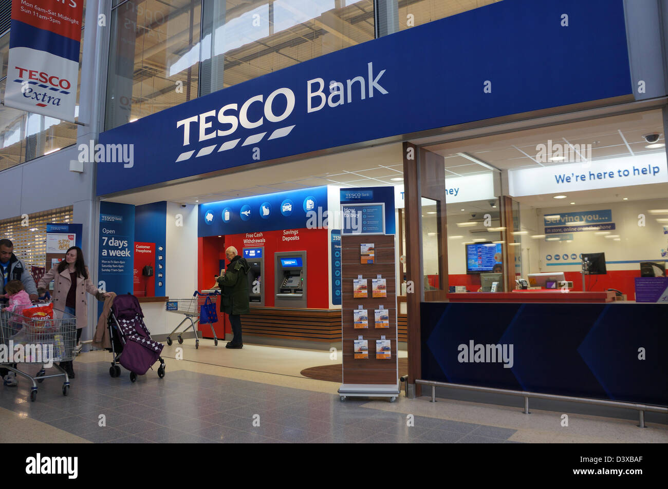 Tesco Bankfiliale - Ricoh Arena coventry Stockfoto