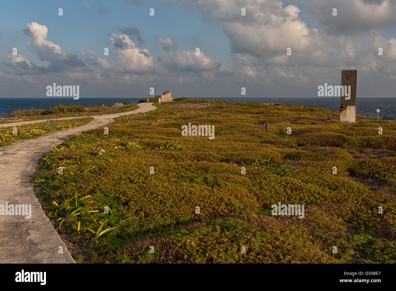 Kunstpark in Isla Mujeres, Mexiko Stockfoto