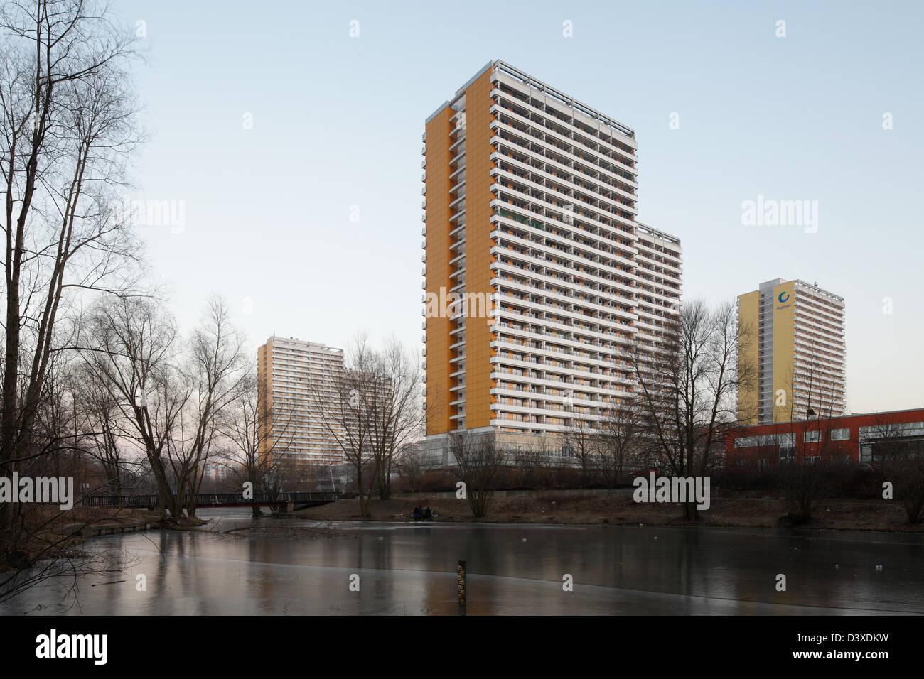 Berlin, Deutschland, auf Platte Helene Weigel Platz Stockfoto