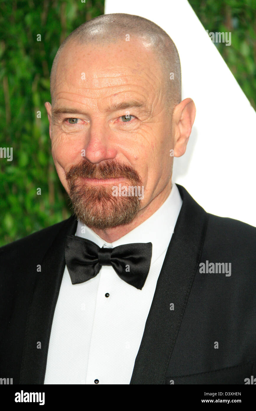 BRYAN CRANSTON 2013 VANITY FAIR OSCAR PARTY SUNSET TOWER LOS ANGELES Kalifornien USA 24. Februar 2013 Stockfoto