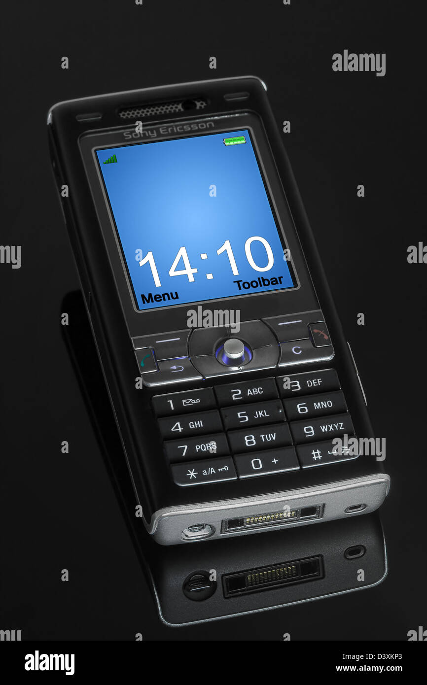 Sony Ericsson K800i Handy Stockfoto