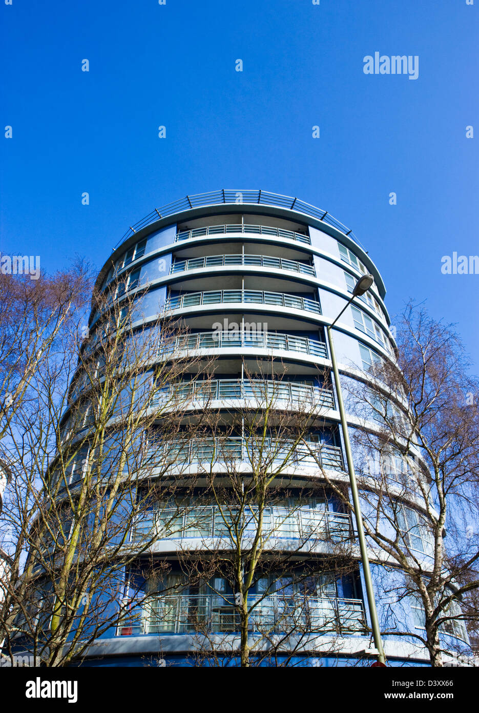 Moderne Wohnungen. Woking, Surrey, UK. Stockfoto