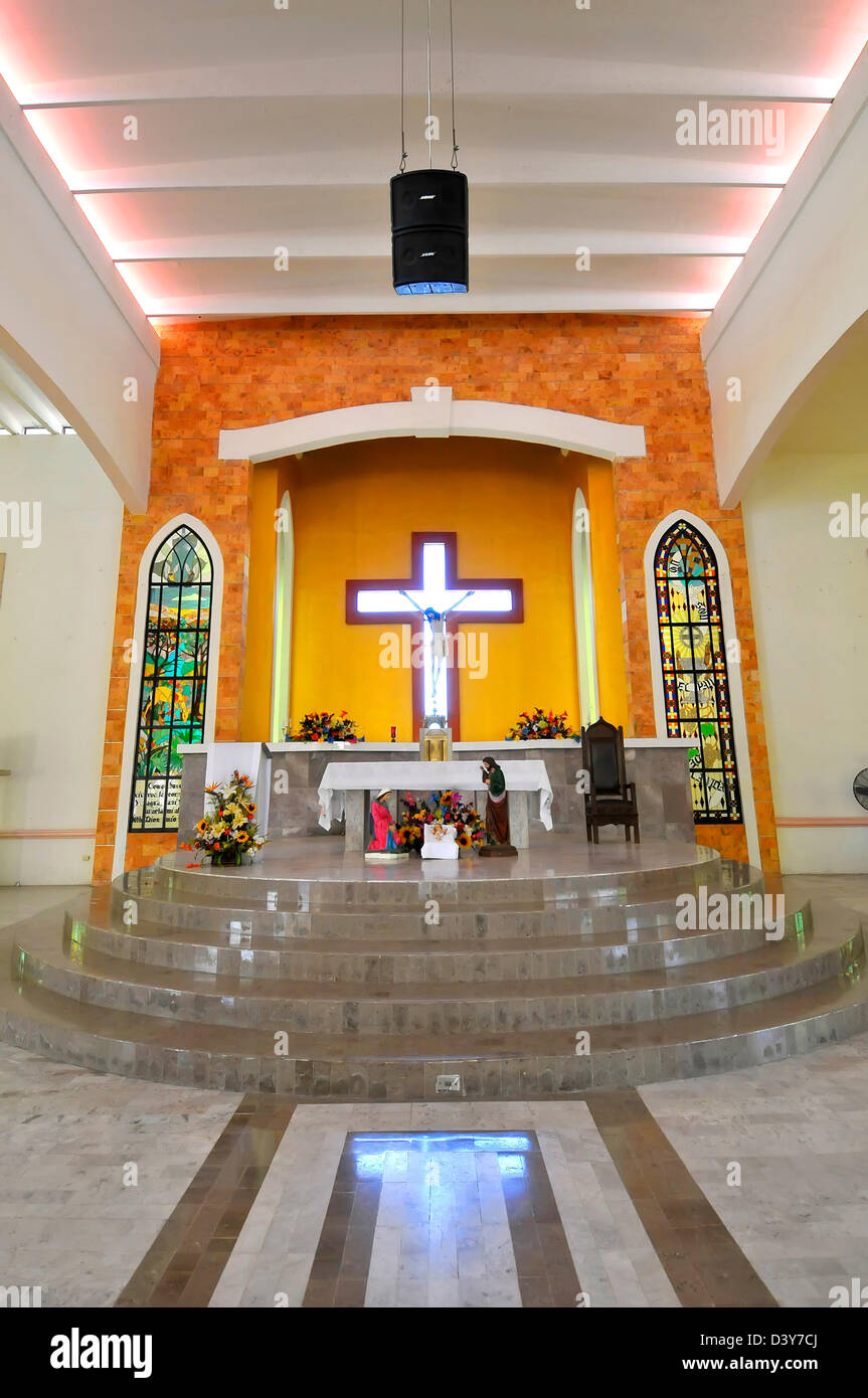 Corpus Christi Catholic Church Cozumel Mexiko Stockfoto