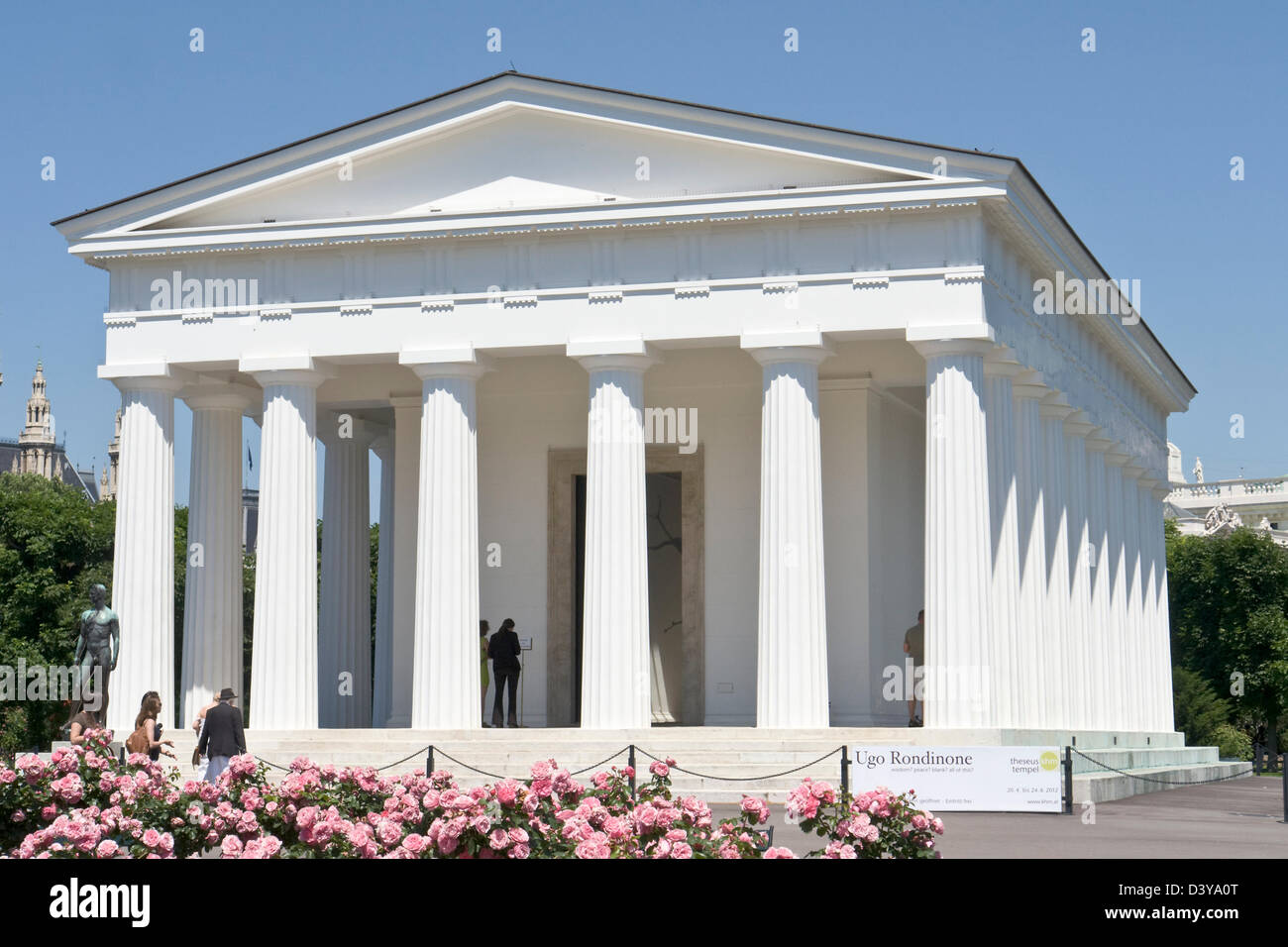 Tempel des Theseus, Vienna Stockfoto