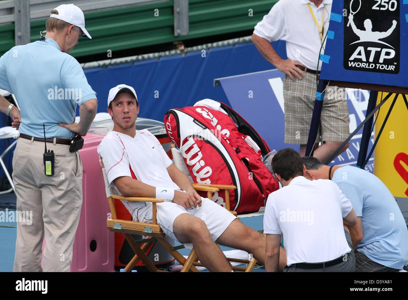 Tampa, Florida, USA.26th Februar 2013. 2013 Delray Beach International Tennis Championships in Florida (Bild Kredit: Kredit: Andrew Patron/ZUMAPRESS.com/Alamy Live-Nachrichten) Stockfoto