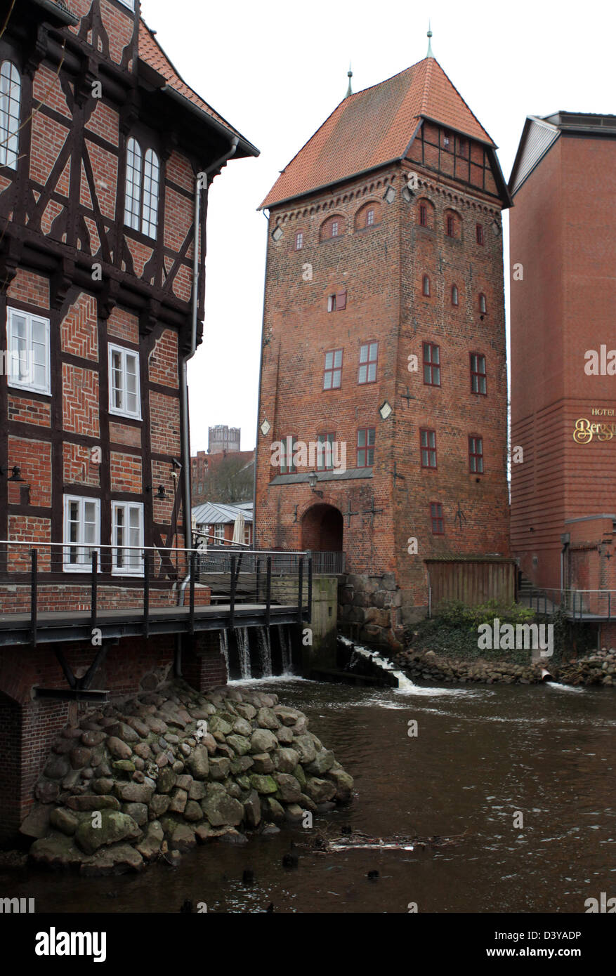 Lüneburg, mit Blick auf die Abtsmuehle Stockfoto