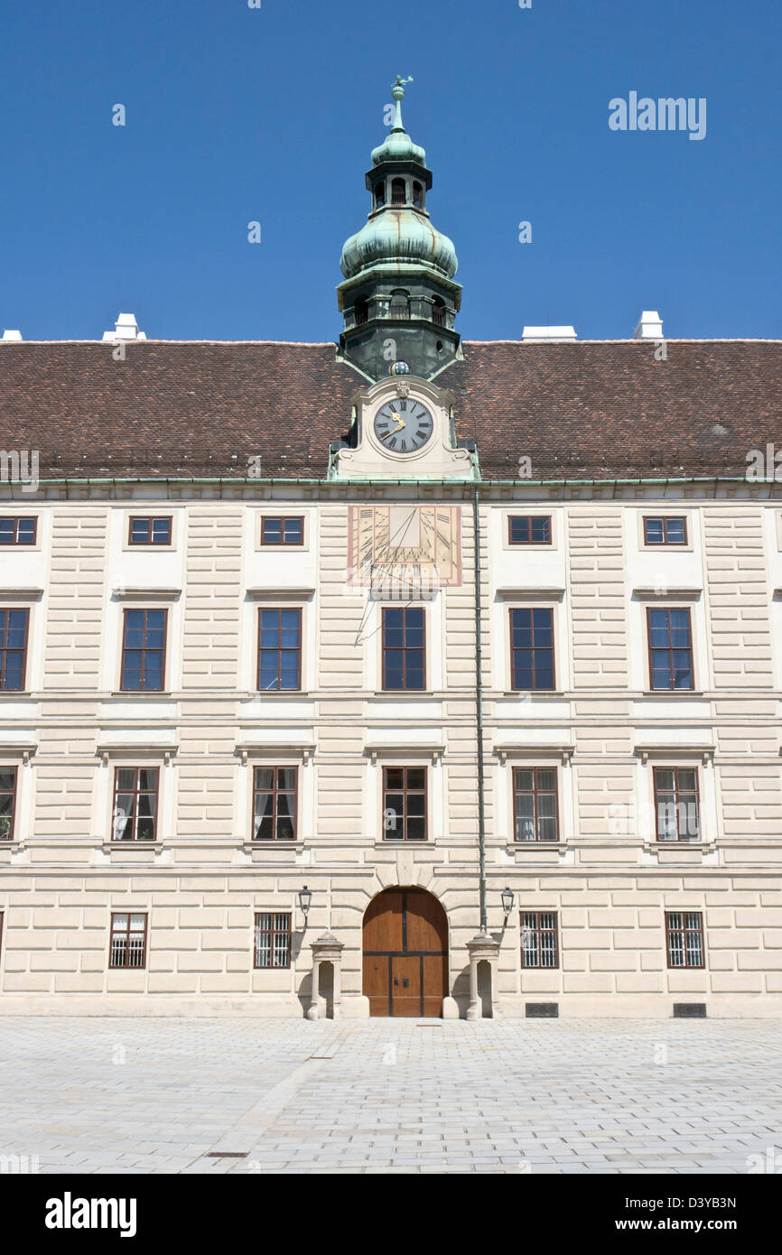 Amalias Trakt der Hofburg Stockfoto