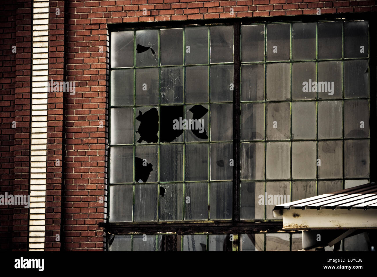 Urban-Fabrik in Colorado viele Jahre und eine Plage im Bereich geschlossen. Stockfoto