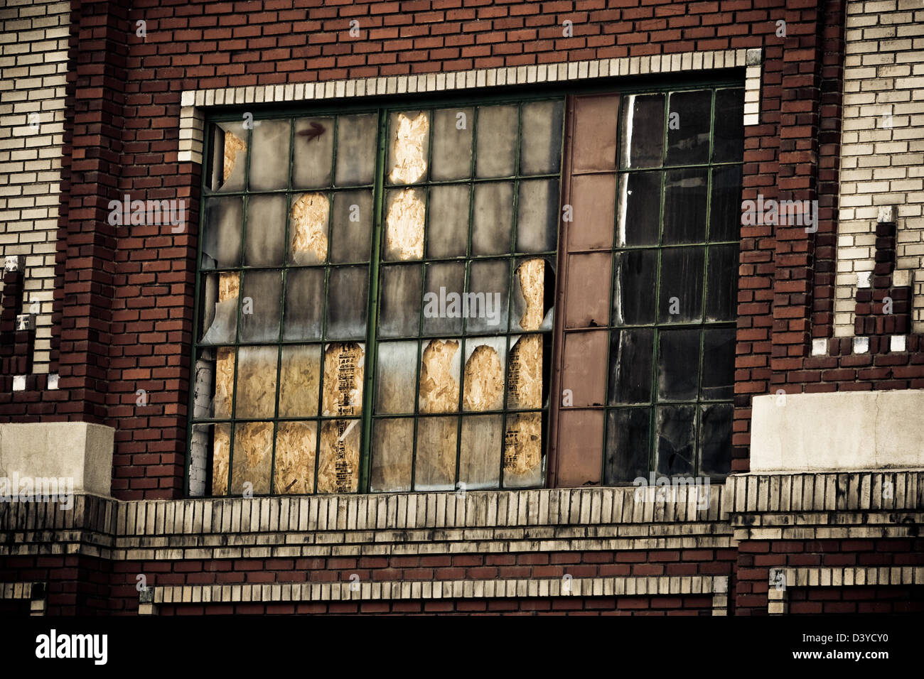 Urban-Fabrik in Colorado viele Jahre und eine Plage im Bereich geschlossen. Stockfoto